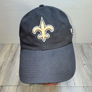 Fanatics New Orleans Saints Dad Hat Cap One Size Black NFL Strapback Adjustable